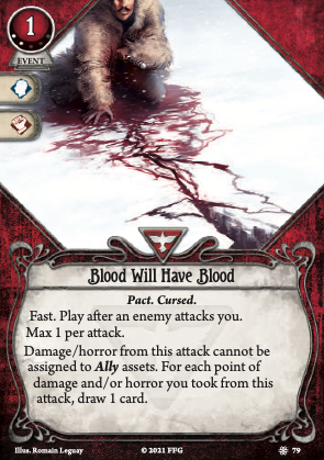 La sangre trae sangre