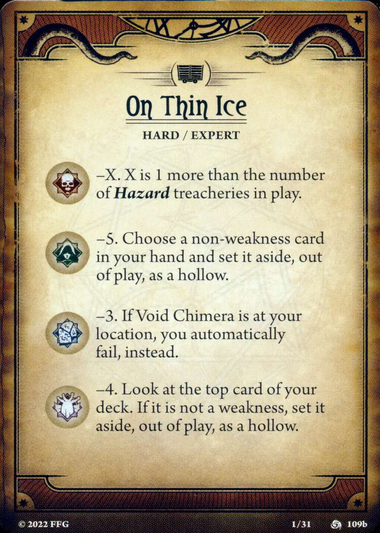 Sobre hielo peligroso
