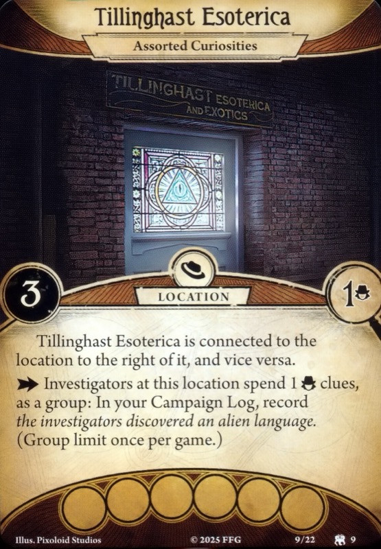 Tienda esotérica de Tillinghast