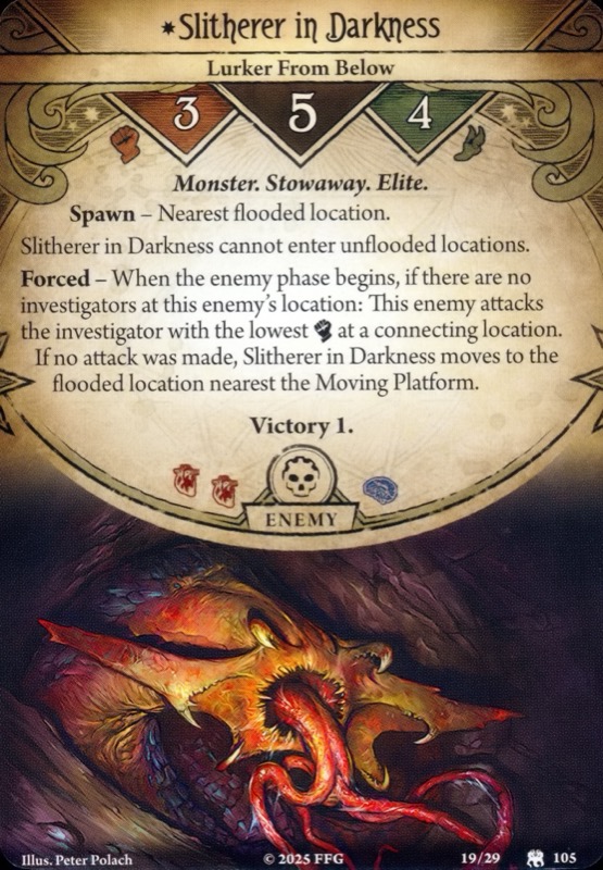 Reptador en la oscuridad