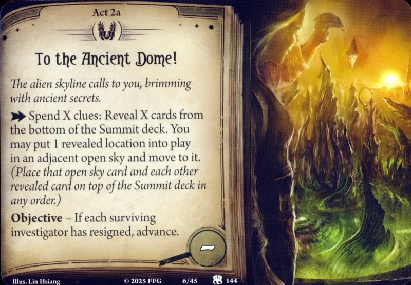 ¡Hacia la cúpula antigua!