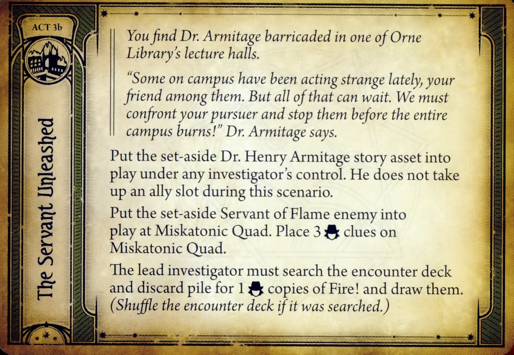 Searching for Dr. Armitage
